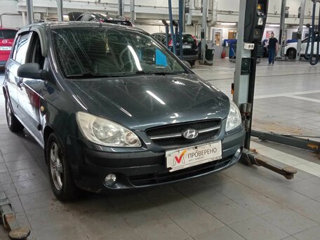 2008 Hyundai Getz I Рестайлинг, серый, 420000 рублей, вид 2