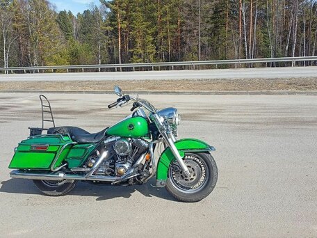 1999 Harley-Davidson Road King, зелёный, 780000 рублей, вид 1