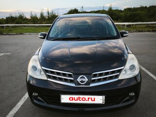 2009 Nissan Tiida Latio I, чёрный, 499000 рублей, вид 2