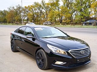 2014 Hyundai Sonata VII (LF), чёрный, 1900900 рублей, вид 2