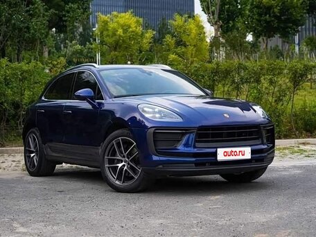 2022 Porsche Macan I Рестайлинг 2, синий, 6615500 рублей, вид 3