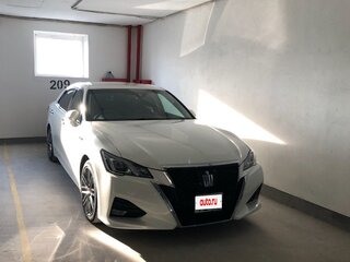2017 Toyota Crown XIV (S210) Рестайлинг, белый, 3050000 рублей, вид 2