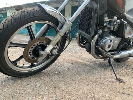 1985 Kawasaki EN500 Vulcan, чёрный, 245000 рублей, вид 4