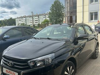 2019 Lada (ВАЗ) Vesta I, чёрный, 1100000 рублей, вид 1