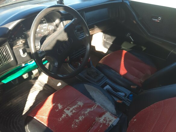 1987 Audi 80 IV (B3), пурпурный, 180000 рублей - вид 4
