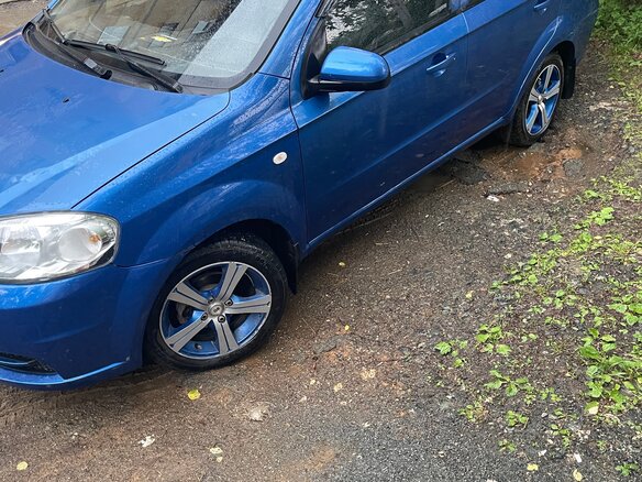 2008 Chevrolet Aveo I Рестайлинг, синий, 450000 рублей - вид 6