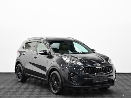 2018 Kia Sportage IV, чёрный, 1585000 рублей, вид 1