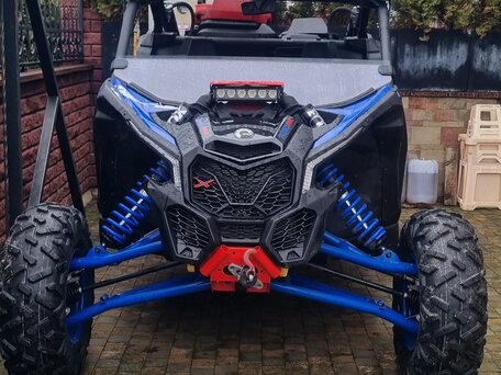 2021 BRP Can-Am Maverick X RS Turbo RR, синий, 2801688 рублей, вид 4