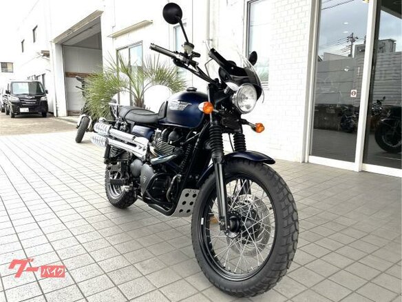 2014 Triumph Scrambler, синий, 770000 рублей - вид 1