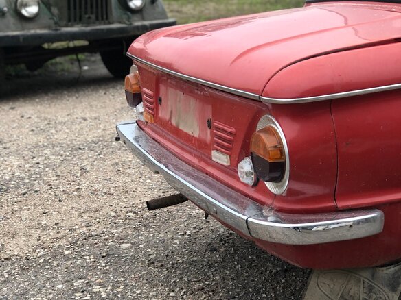 1977 ЗАЗ 968 А, красный, 118000 рублей
