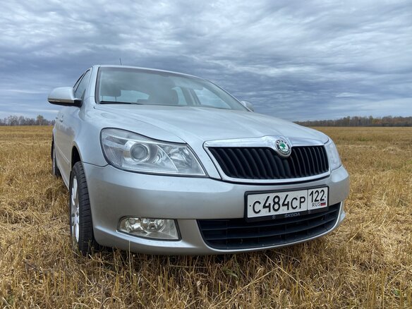 2009 Skoda Octavia II (A5) Рестайлинг, серебристый, 900000 рублей