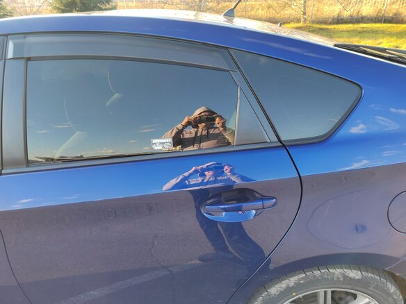 2010 Toyota Prius III (XW30), синий, 1200000 рублей - вид 5