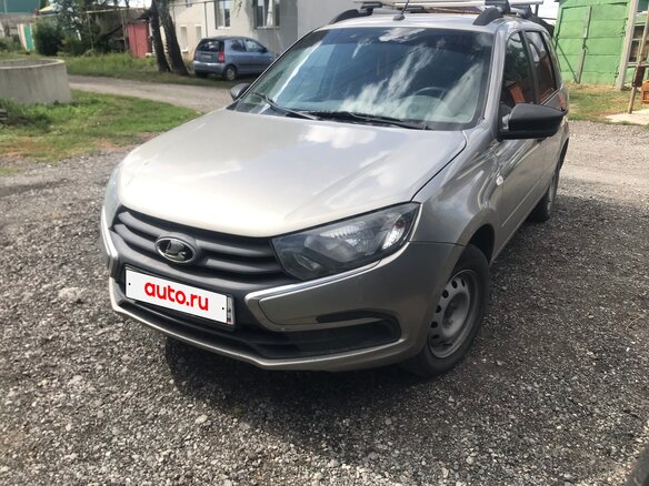 2019 Lada (ВАЗ) Granta I Рестайлинг, серебристый, 450000 рублей