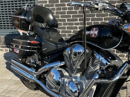 2010 Honda VT 1300CS Sabre, чёрный, 506570 рублей, вид 4