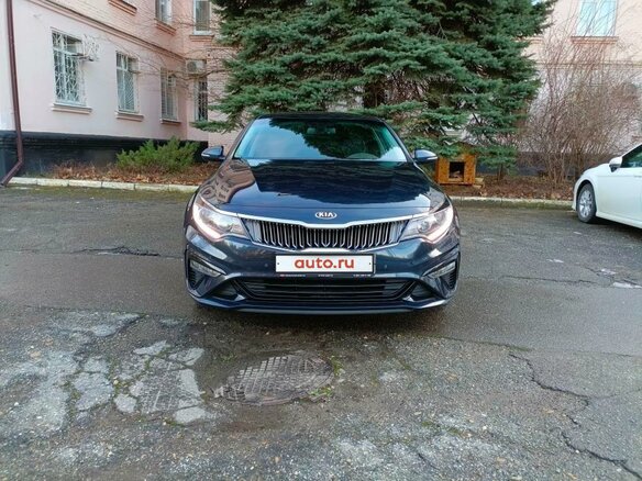 2019 Kia Optima IV Рестайлинг, синий, 2350000 рублей - вид 1