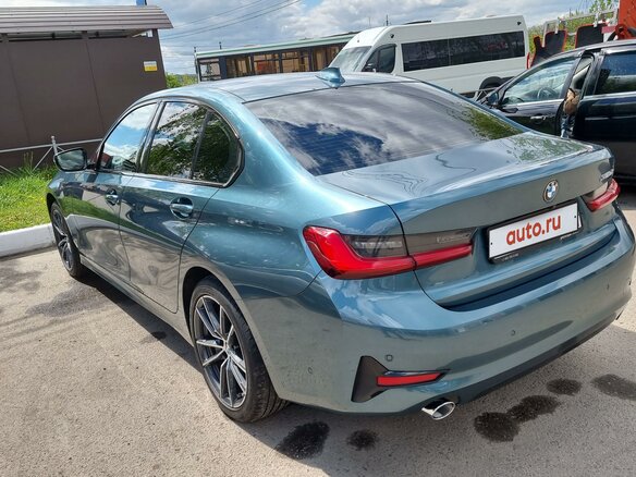 2020 BMW 3 серии 318d VII (G2x), синий, 4099000 рублей - вид 8