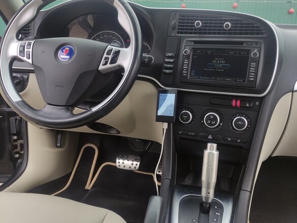 2007 Saab 9-3 II Рестайлинг, чёрный - вид 8