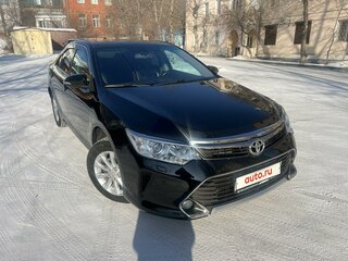 2015 Toyota Camry VII (XV50) Рестайлинг, чёрный, 2420000 рублей, вид 1