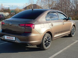 2021 Volkswagen Polo VI, коричневый, 1750000 рублей, вид 4