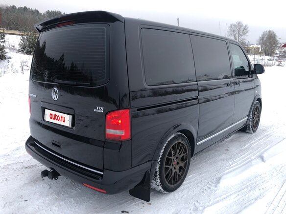 2012 Volkswagen Multivan T5 Рестайлинг, чёрный, 3650000 рублей - вид 14