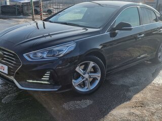 2017 Hyundai Sonata VII (LF) Рестайлинг, чёрный, 1700000 рублей, вид 1