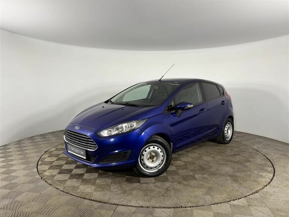 2015 Ford Fiesta Mk6 Рестайлинг, синий, 669000 рублей