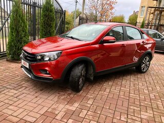 2019 Lada (ВАЗ) Vesta Cross I, красный, 1250000 рублей, вид 1