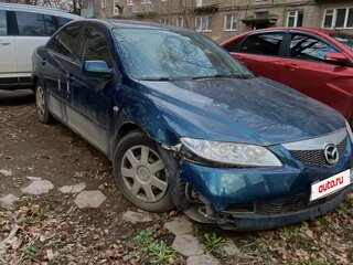 2007 Mazda 6 I (GG) Рестайлинг, синий, 260000 рублей, вид 2