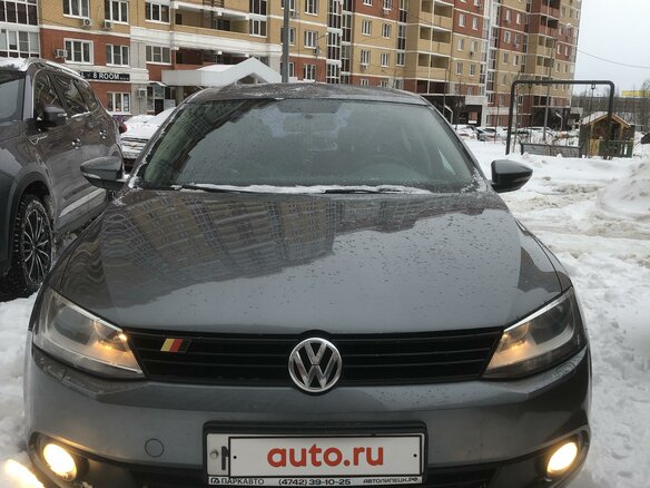 2014 Volkswagen Jetta VI, серый, 1390000 рублей - вид 1
