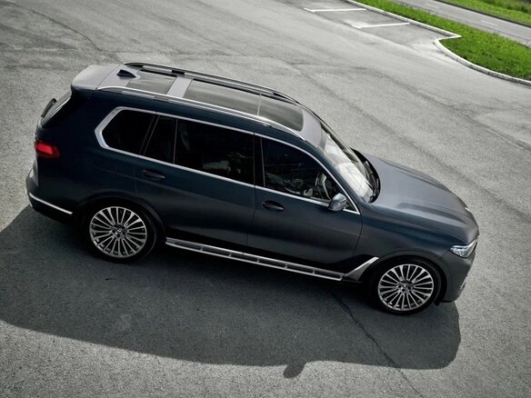 2019 BMW X7 30d I (G07), серый, 7590000 рублей - вид 4