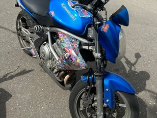 2008 Kawasaki ER-6N, синий, 380000 рублей, вид 3