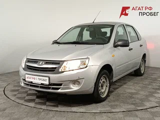 2014 Lada (ВАЗ) Granta I, серебристый, 590000 рублей, вид 3