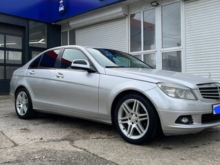 2007 Mercedes-Benz C-Класс 180 Kompressor III (W204), чёрный, 1100000 рублей, вид 1