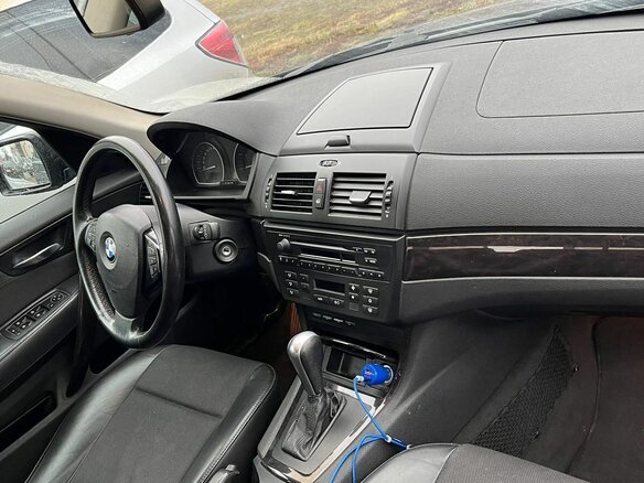2008 BMW X3 20d I (E83) Рестайлинг, синий, 1050000 рублей - вид 12