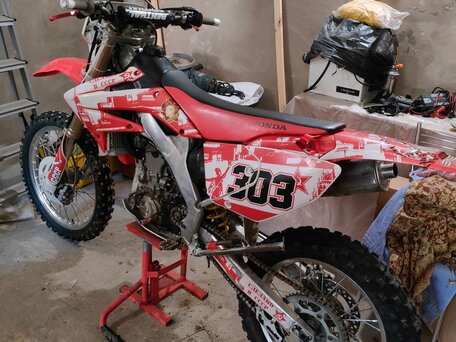 2005 Honda CRF 250X, красный, 360000 рублей, вид 3