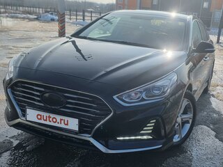 2017 Hyundai Sonata VII (LF) Рестайлинг, чёрный, 1700000 рублей, вид 5