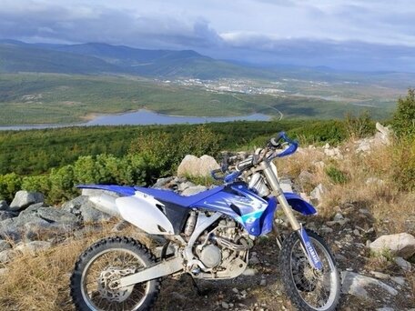 2009 Yamaha YZ250F, синий, 240000 рублей, вид 1