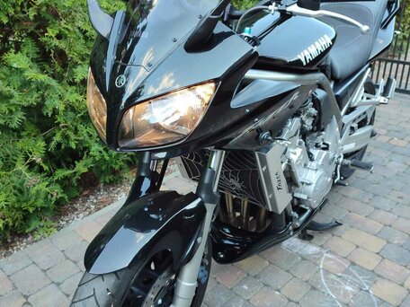 2002 Yamaha FZS1000 Fazer, чёрный, 331129 рублей, вид 1