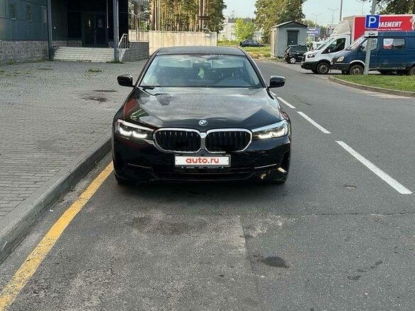 2022 BMW 5 серии 520d VII (G30/G31/G38) Рестайлинг, чёрный, 3800000 рублей