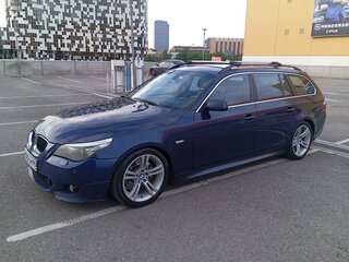 2007 BMW 5 серии 520d V (E60/E61) Рестайлинг, синий, 1100000 рублей, вид 1