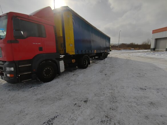 2008 MAN TGA, красный, 2500000 рублей - вид 1