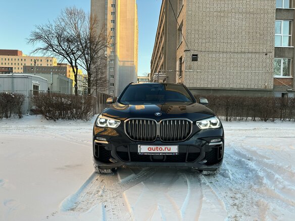 2019 BMW X5 M50d IV (G05/G18), синий, 6900000 рублей - вид 2