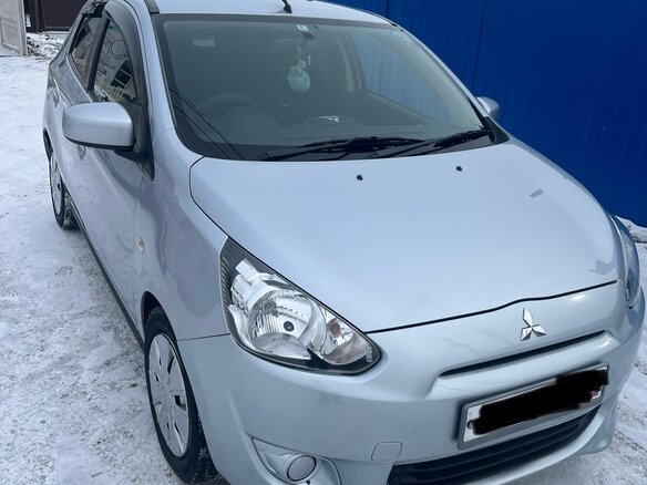 2014 Mitsubishi Mirage VI, серый, 660000 рублей - вид 9