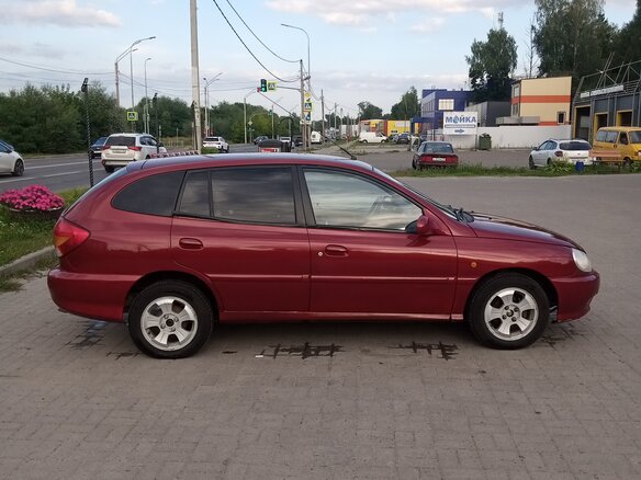 2002 Kia Rio I, красный, 200000 рублей - вид 2