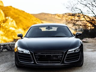 2014 Audi R8 V10 plus I (Typ 42) Рестайлинг, чёрный, 9000000 рублей, вид 5