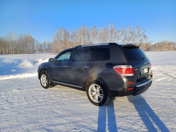 2011 Toyota Highlander II (XU40) Рестайлинг, серый, 2200000 рублей - вид 1