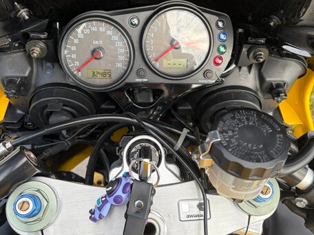 2001 Kawasaki ZX-6R Ninja, жёлтый, 350000 рублей, вид 5