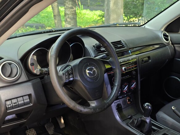 2008 Mazda 3 I (BK) Рестайлинг, чёрный - вид 6