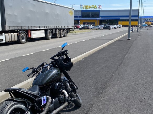 1997 Yamaha XVS400 Drag Star, чёрный, 600000 рублей - вид 2