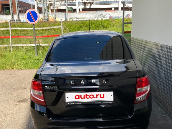 2023 Lada (ВАЗ) Granta I Рестайлинг, чёрный - вид 5